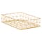 Mind Reader Document Organizer, Desktop Organizer, File Storage, Modern, Office, Metal, Gold